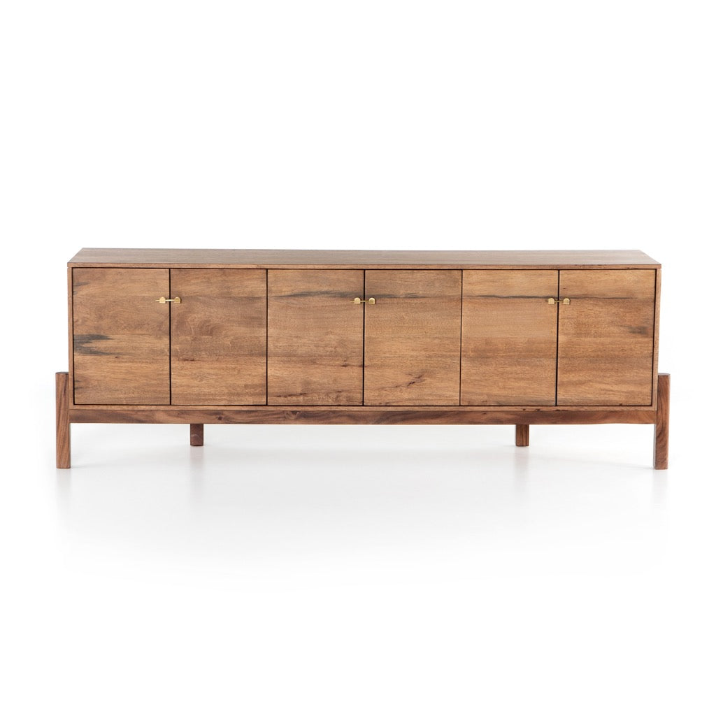 minimalist solid wood display shelf for modern homes- The Leaf Crafts