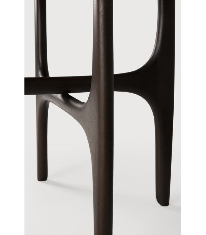 minimalist wooden side table for compact spaces- The Leaf Crafts
