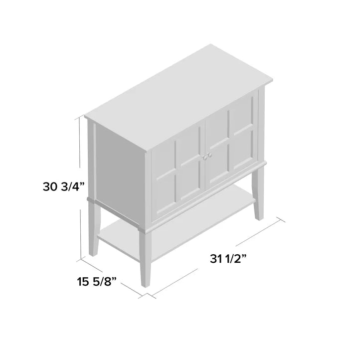 Scandinavian wooden furniture Alfredo Cabinet - The Leaf Crafts