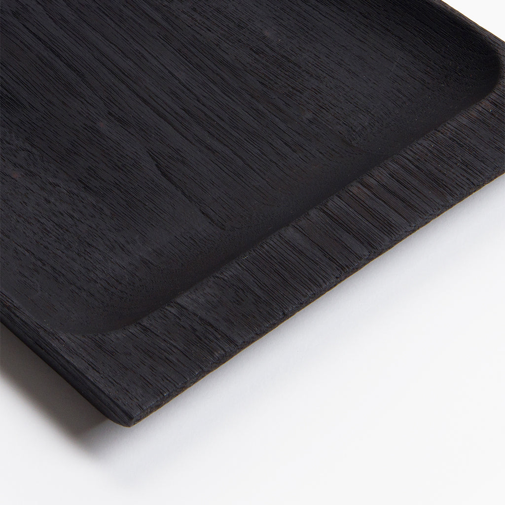 minimalist wooden tray for modern home décor