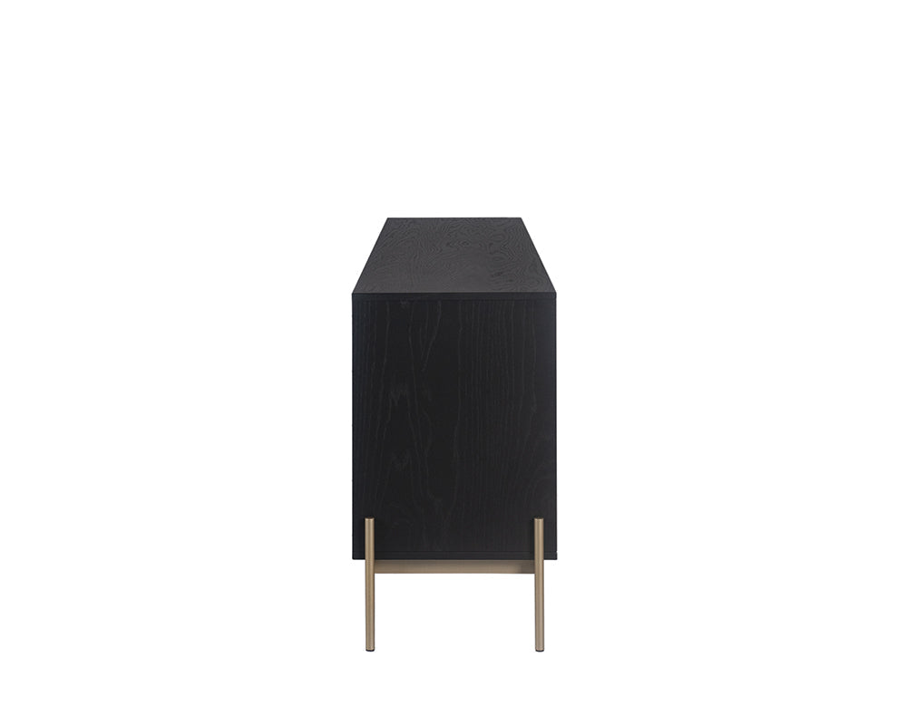 minimalist rattan sideboard for modern homes- The Leaf Crafts