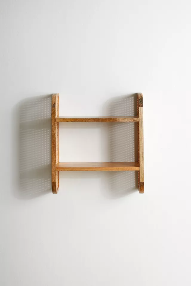 minimalist rattan wall shelf for modern homes- The Leaf Crafts