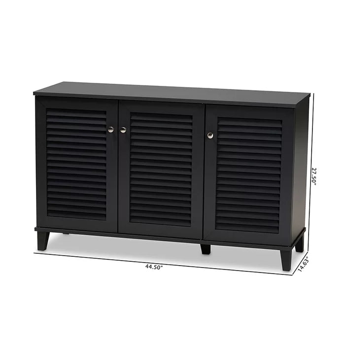 minimalist entryway shoe storage unit- The Leaf Crafts
