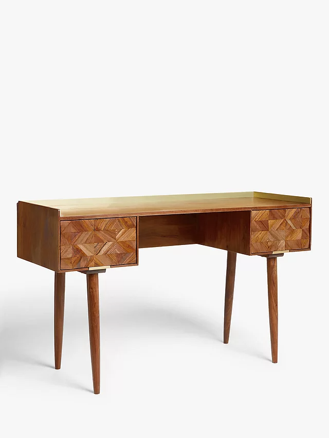 handcrafted solid wood study table - The Leaf Crafts