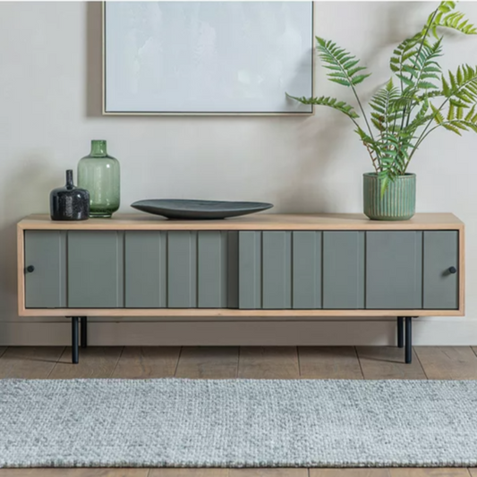 premium solid wood tv unit- The Leaf Crafts