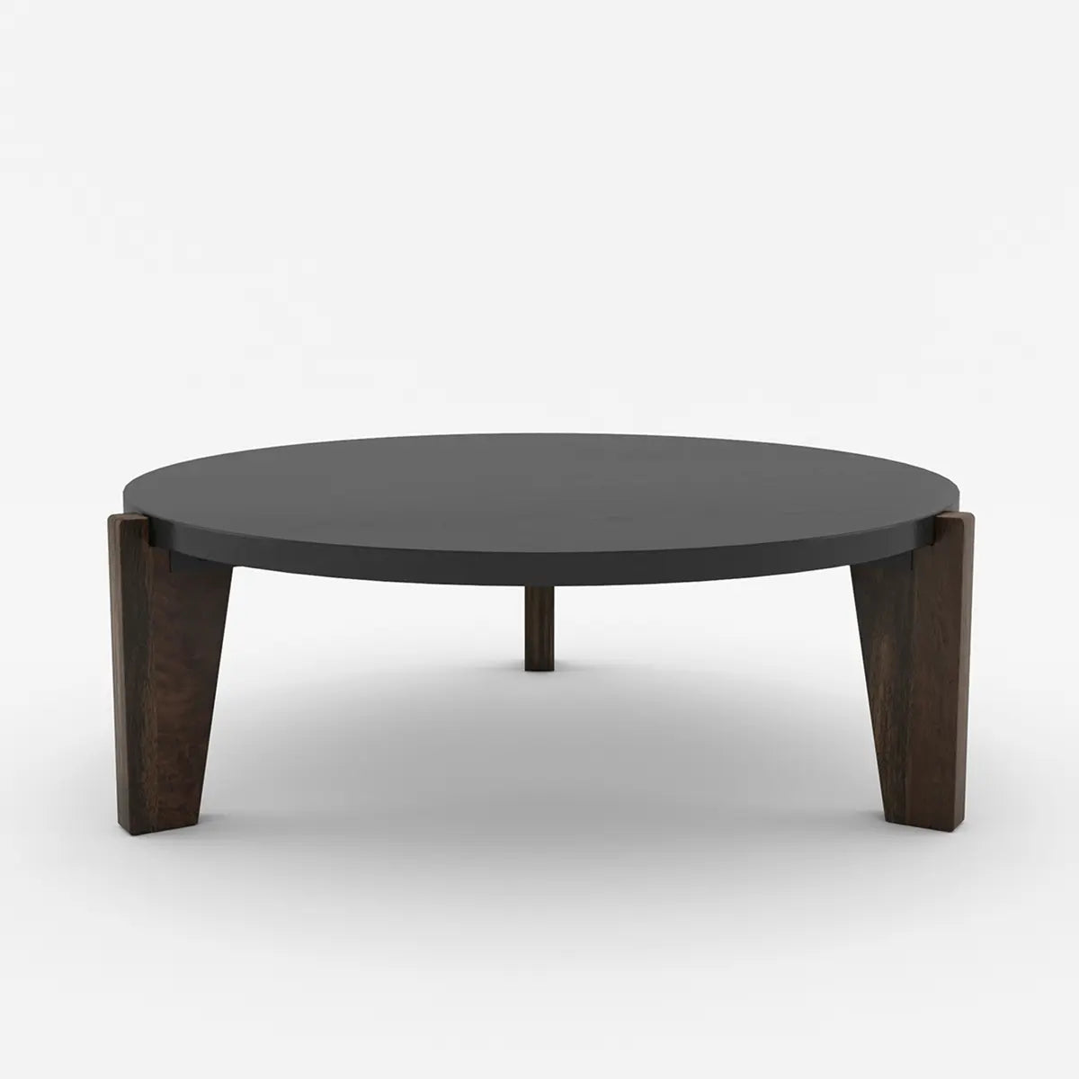 Luxury solid wood coffee table for modern homes. Stylish wooden center table for living room interiors.