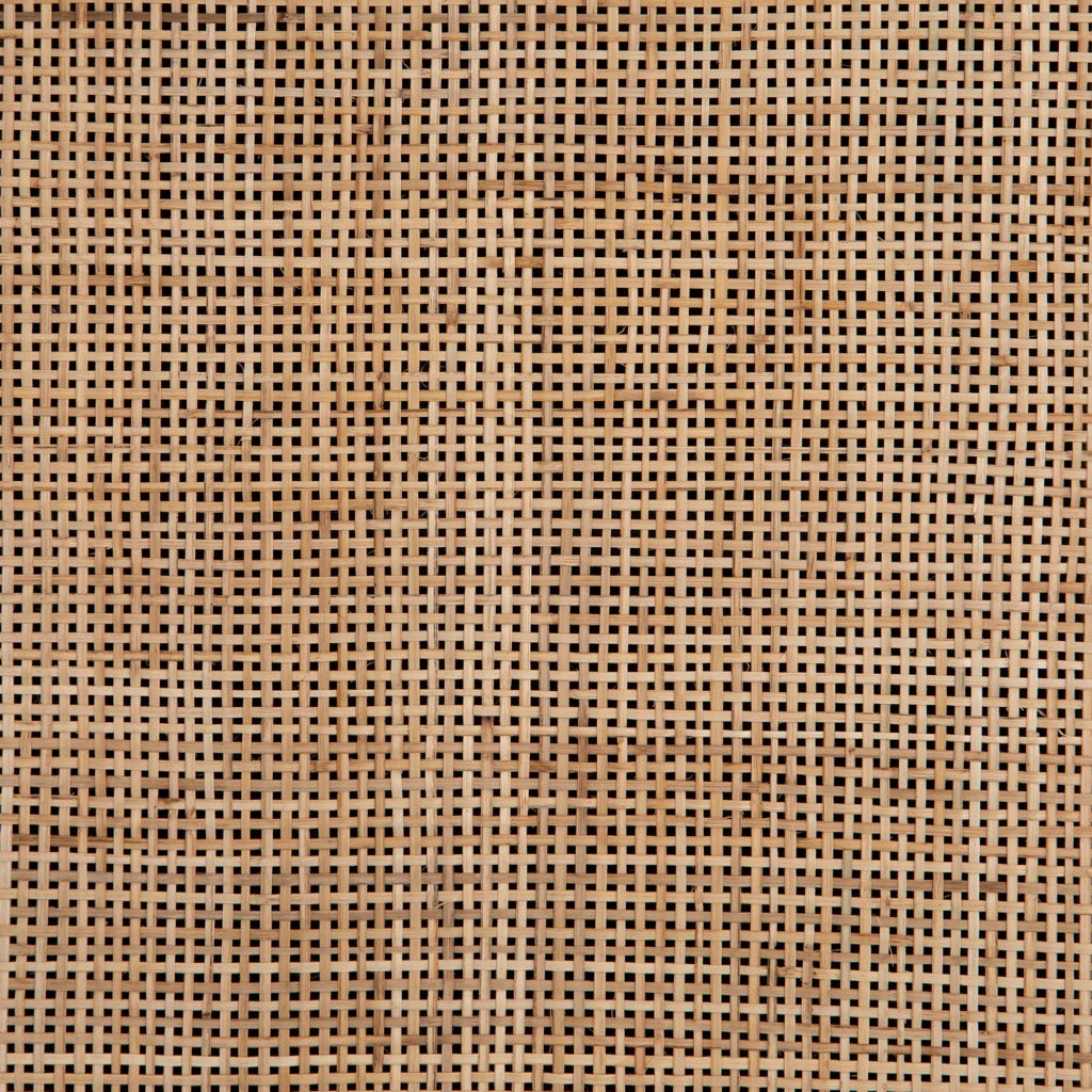 elegant solid wood sideboard with natural woven finish - The Leaf Crafts