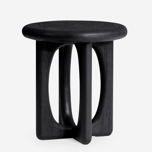 Buy Online Nucleus solid wood side table for living room and bedroom in India 