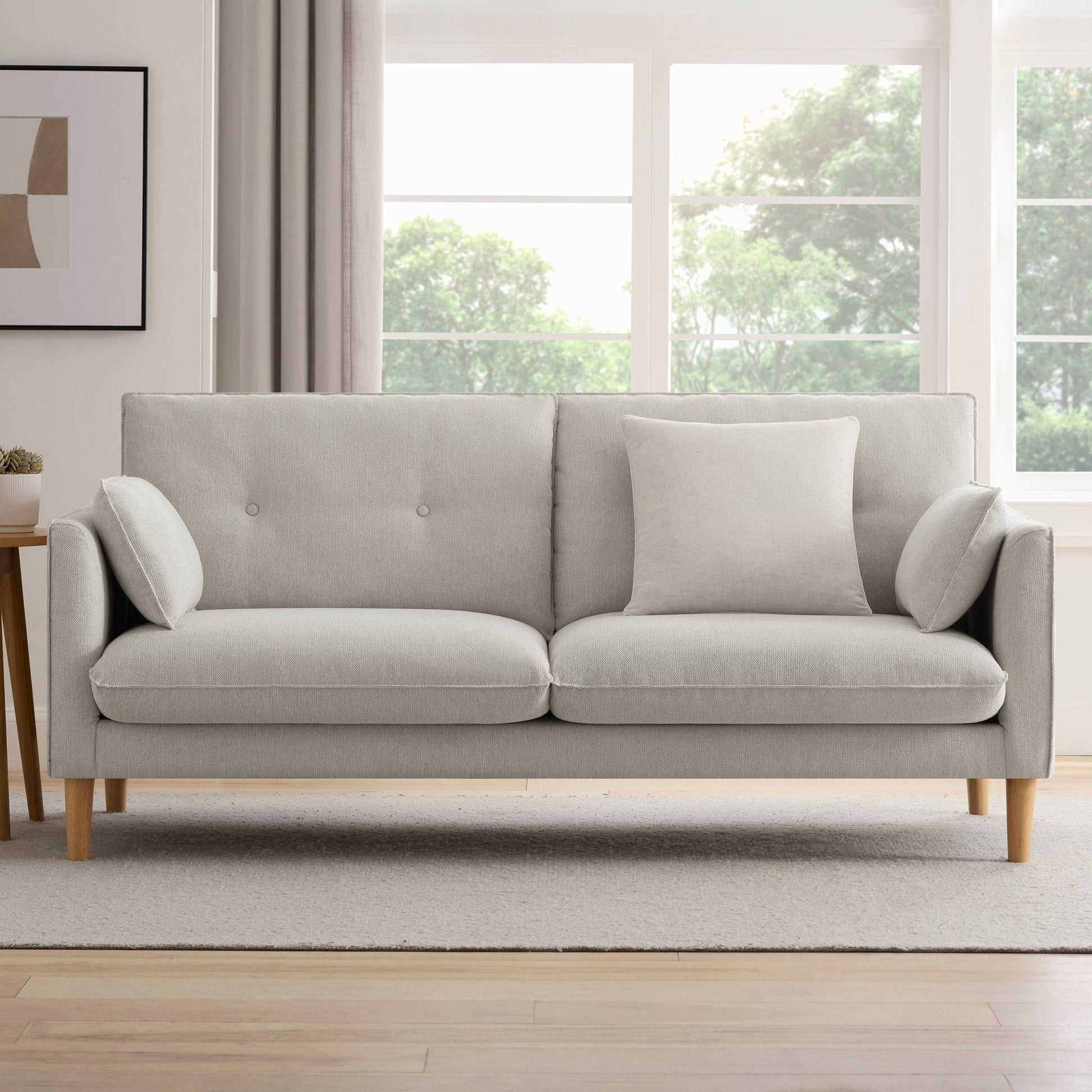 Buy Online Palermo wooden sofa for modern living room interiors in India