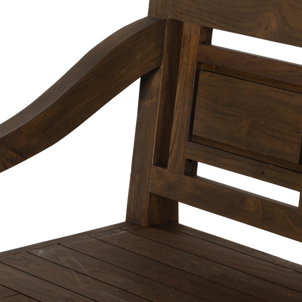 modern outdoor seating bench for balcony and garden - The Leaf Crafts