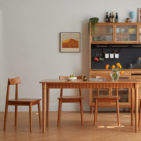 premium handcrafted dining furniture for home - The Leaf Crafts
