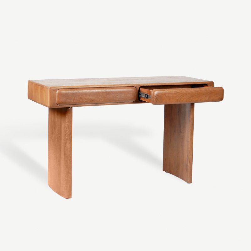 premium solid wood hallway table for home - The Leaf Crafts