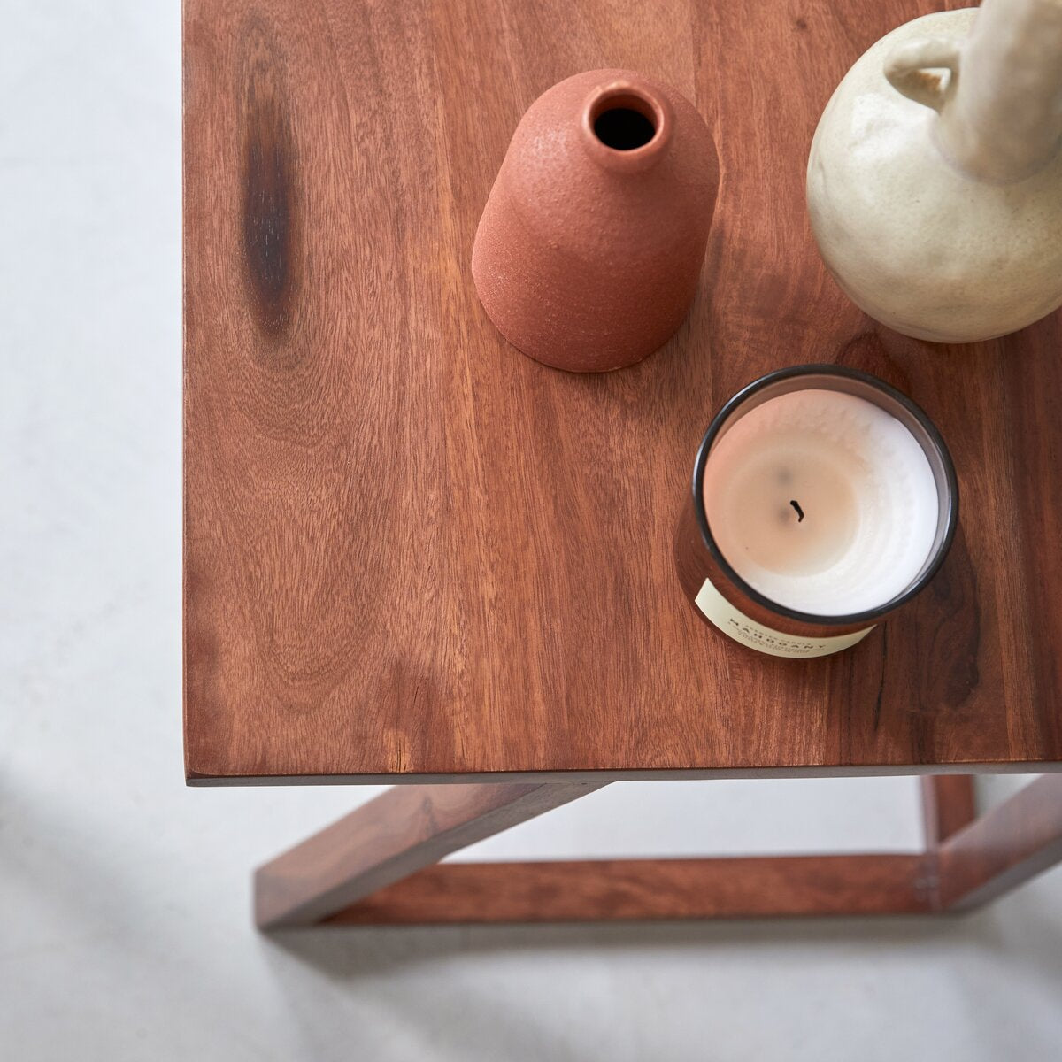 premium wooden nest of tables for living room décor - The Leaf Crafts