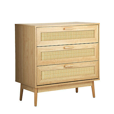 premium wooden storage cabinet with cane panels- The Leaf Crafts