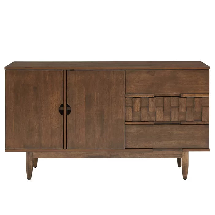 living room sideboard cabinet brown - The Leaf Crafts