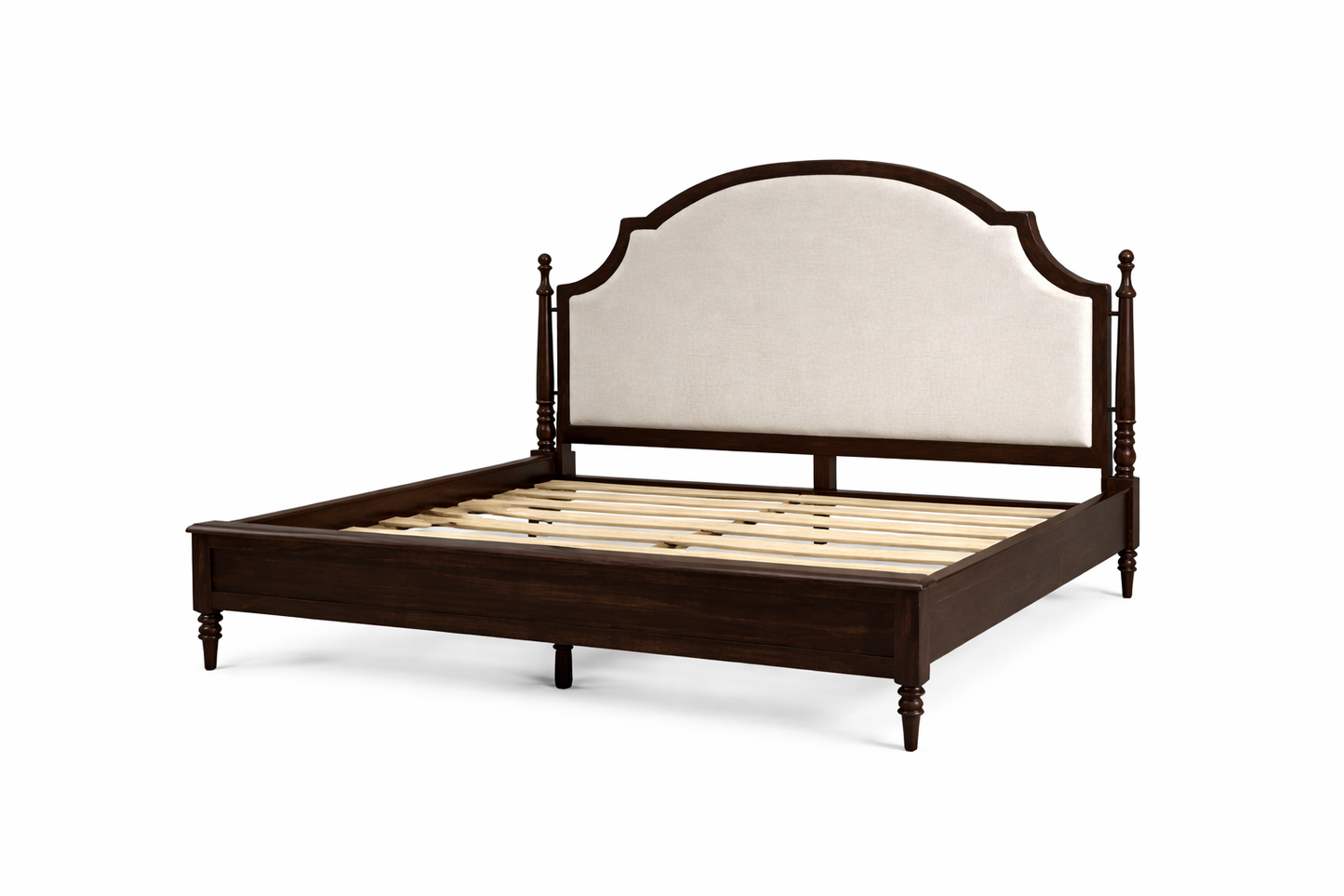 Kenzo Solid Wood King Bed