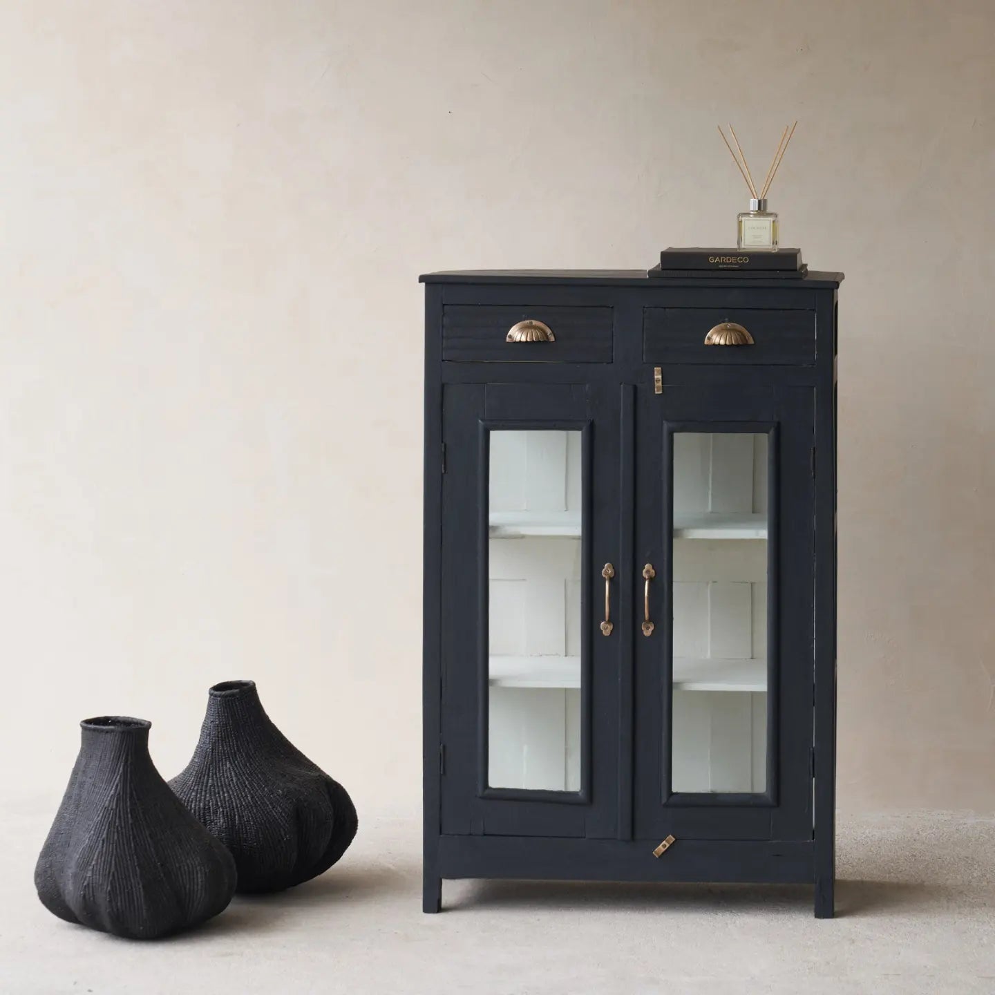 rama solid wood storage cabinet for living room