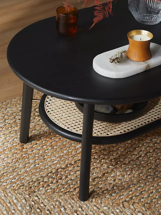 boho solid wood center table- The Leaf Crafts