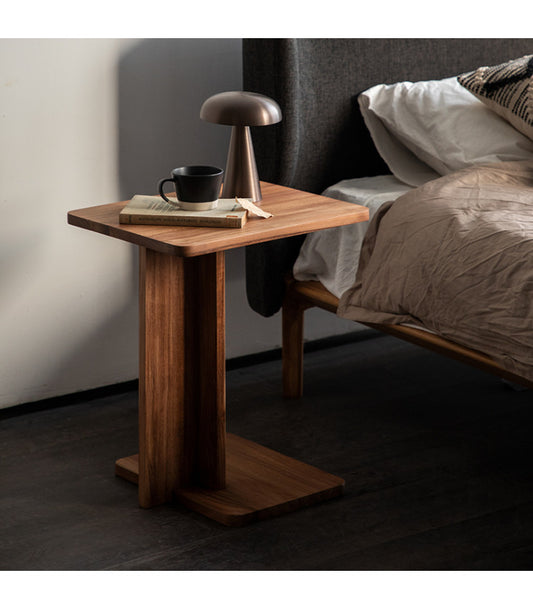 Buy Online Rome solid wood side table for living room and bedroom in India - The Leaf Crafts
