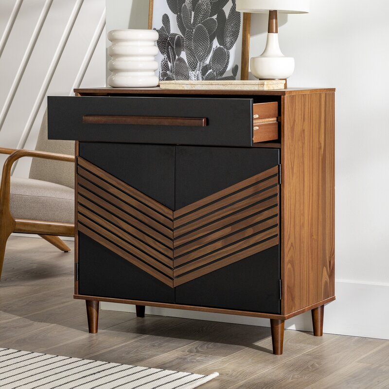 minimalist wooden storage cabinet - The Leaf Crafts