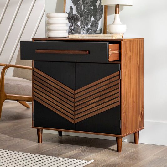 minimalist wooden storage cabinet - The Leaf Crafts