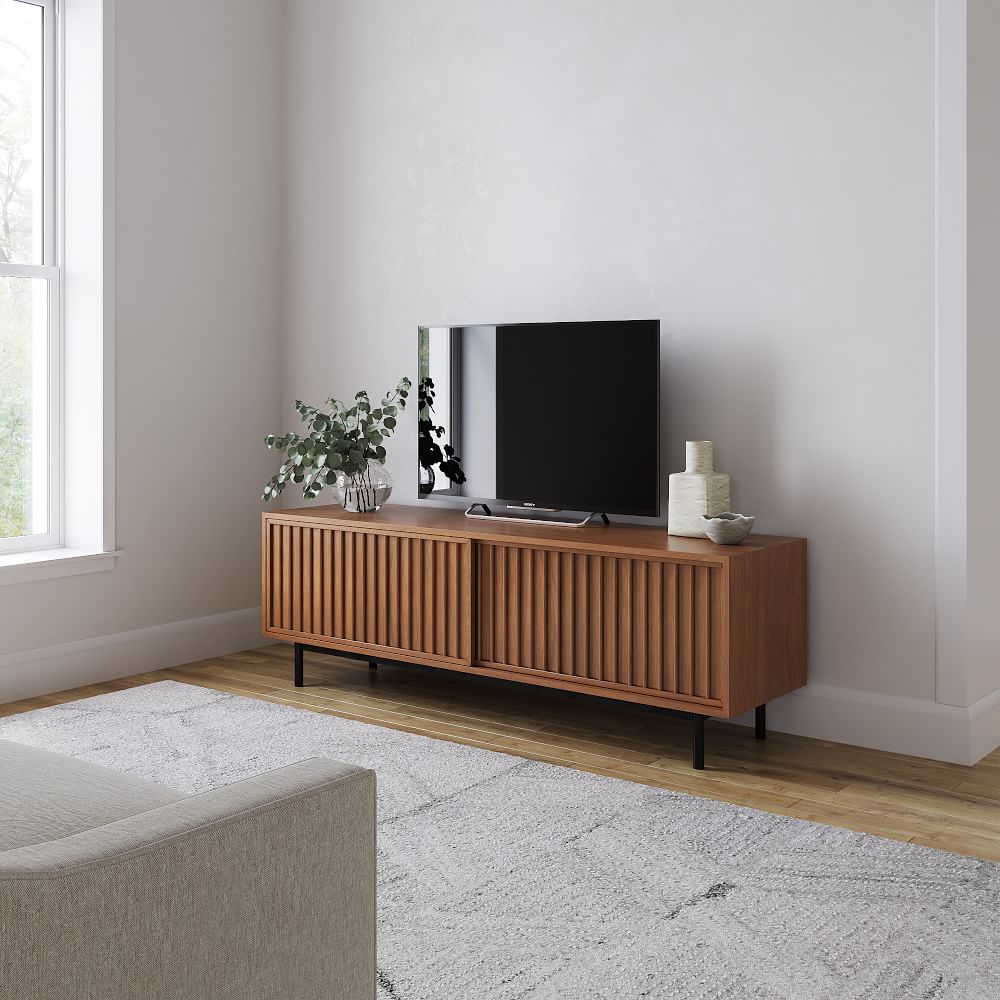 Karayal Solid Wood Tv Cabinet - The Leaf Crafts