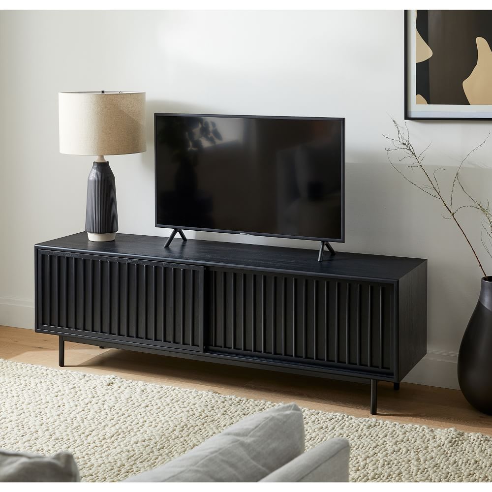 Karayal Solid Wood Tv Cabinet - The Leaf Crafts