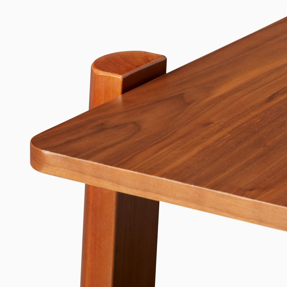 slim wooden console table for home- The Leaf Crafts