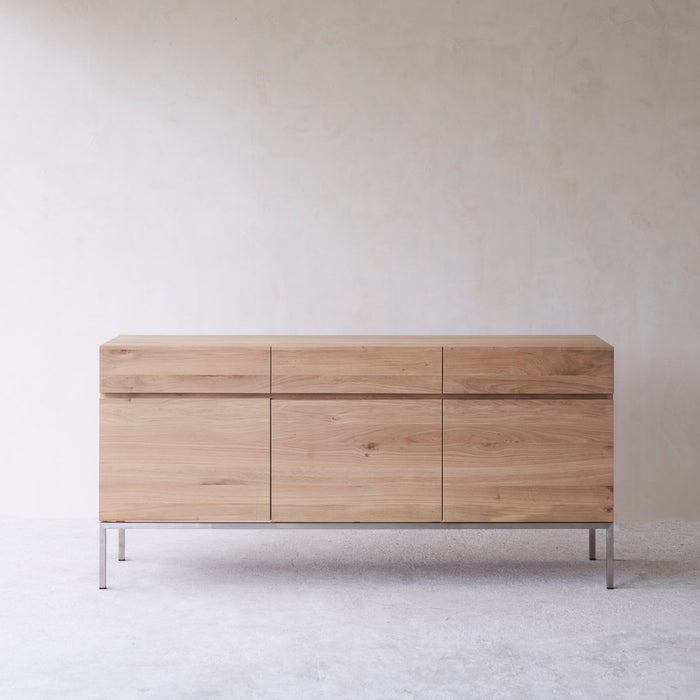 handcrafted solid wood storage cabinet