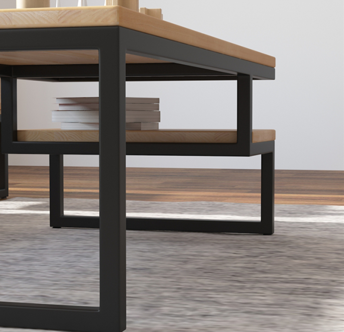 premium industrial furniture table - The Leaf Crafts