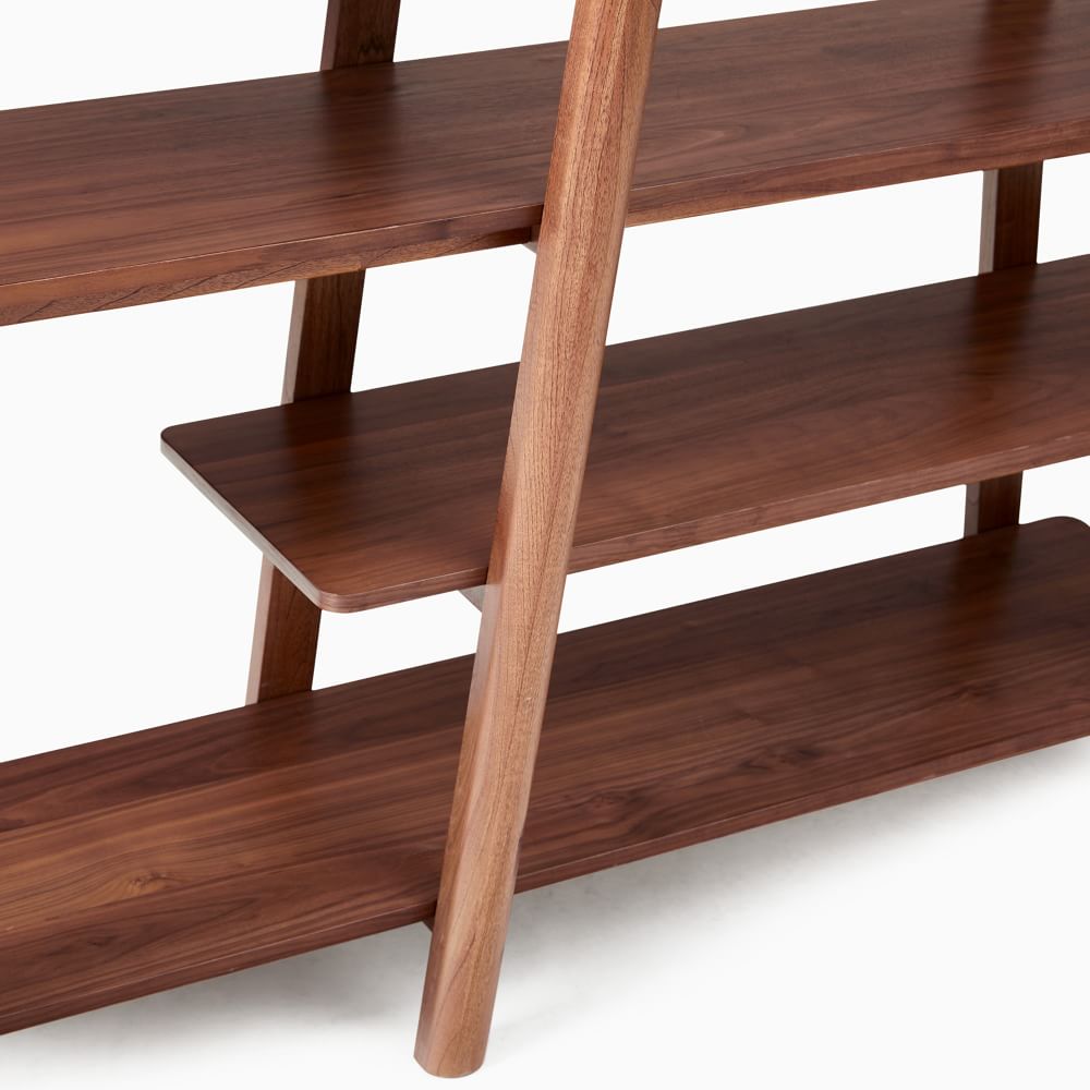minimalist wooden bookshelf - The Leaf Crafts