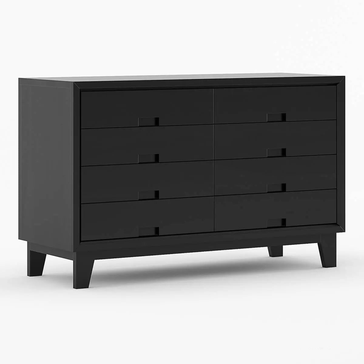 Premium solid wood chest of drawers for bedroom storage. Durable wooden dresser furniture for modern homes.