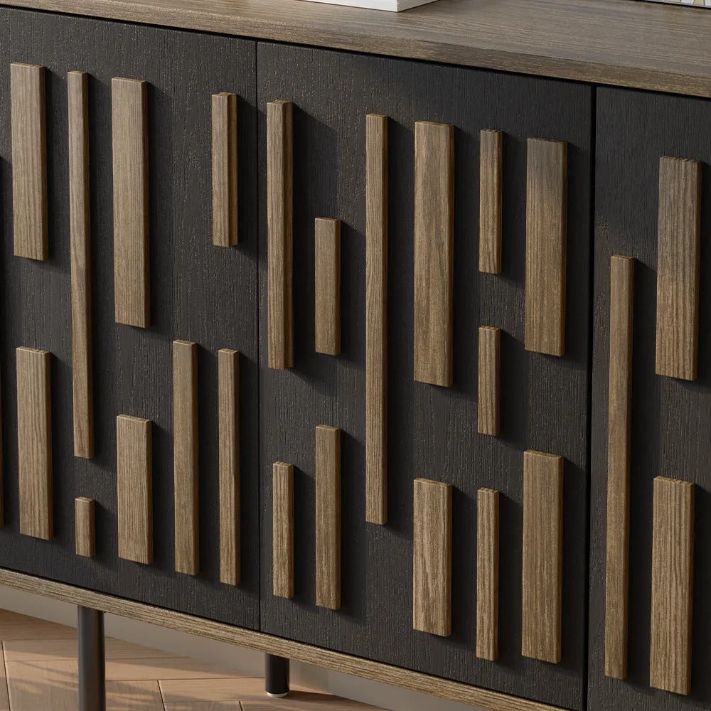 elegant solid wood cabinet with durable construction