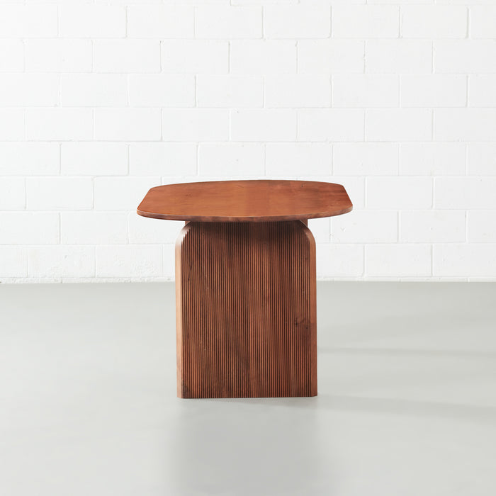 elegant wooden dining table for modern lifestyle - The Leaf Crafts