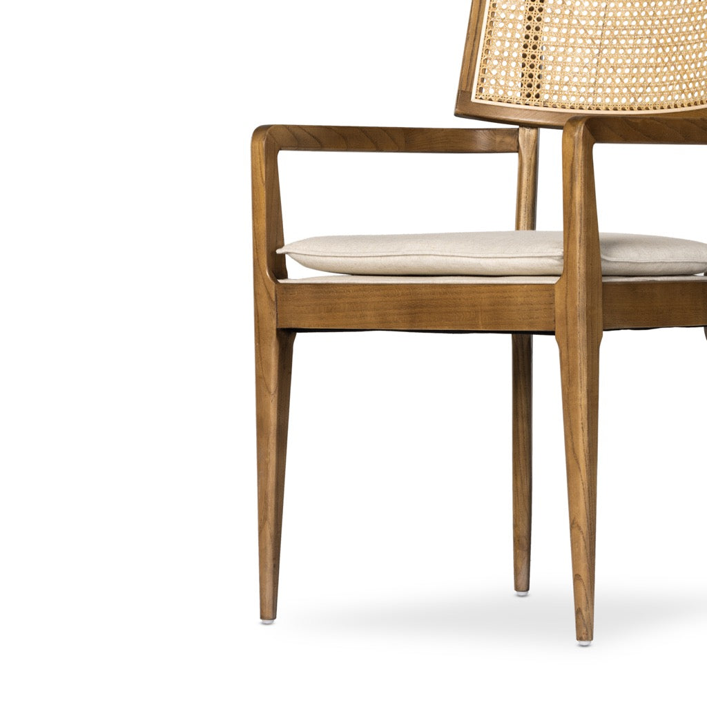 stylish wooden armchair for contemporary interiors - The Leaf Crafts