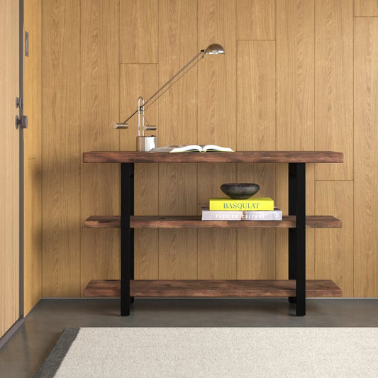 designer wooden entryway table - The Leaf Crafts