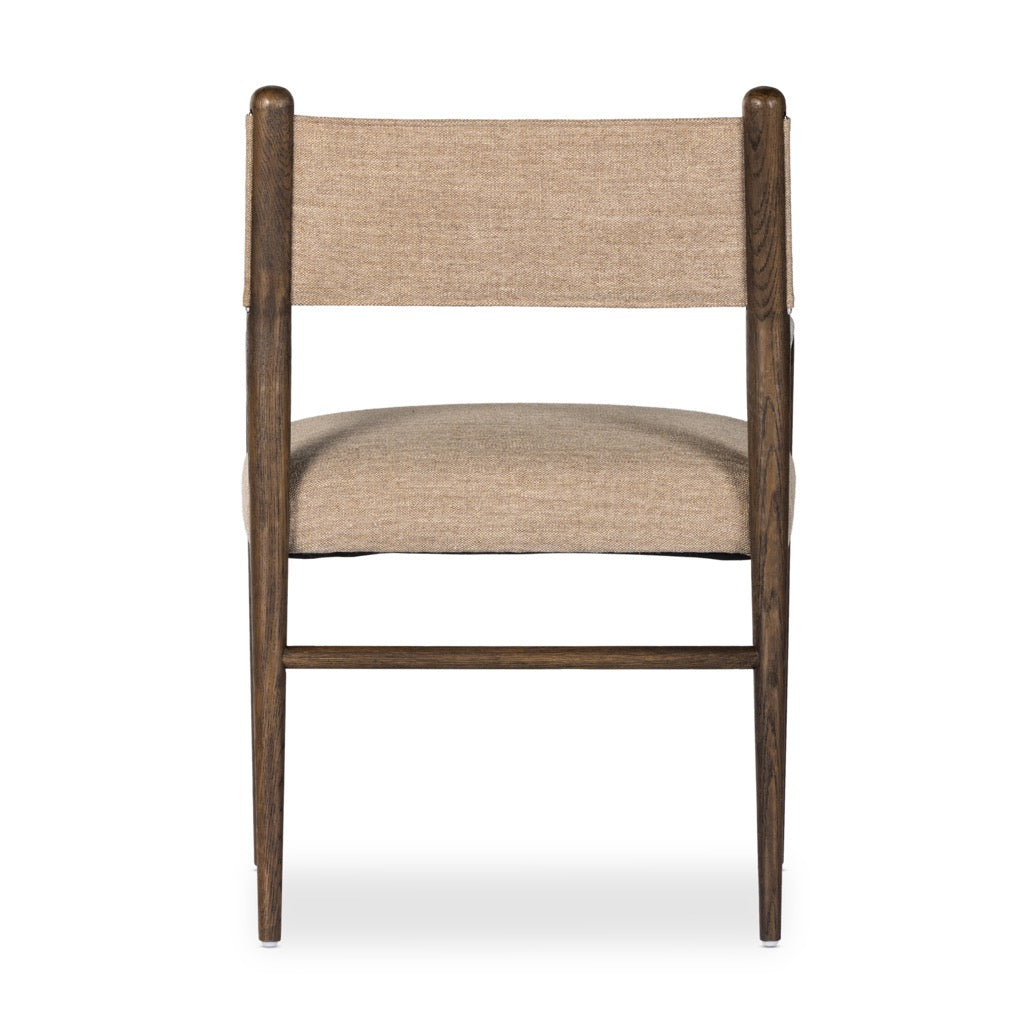 classic mid-century wooden armchair for living room - The Leaf Crafts
