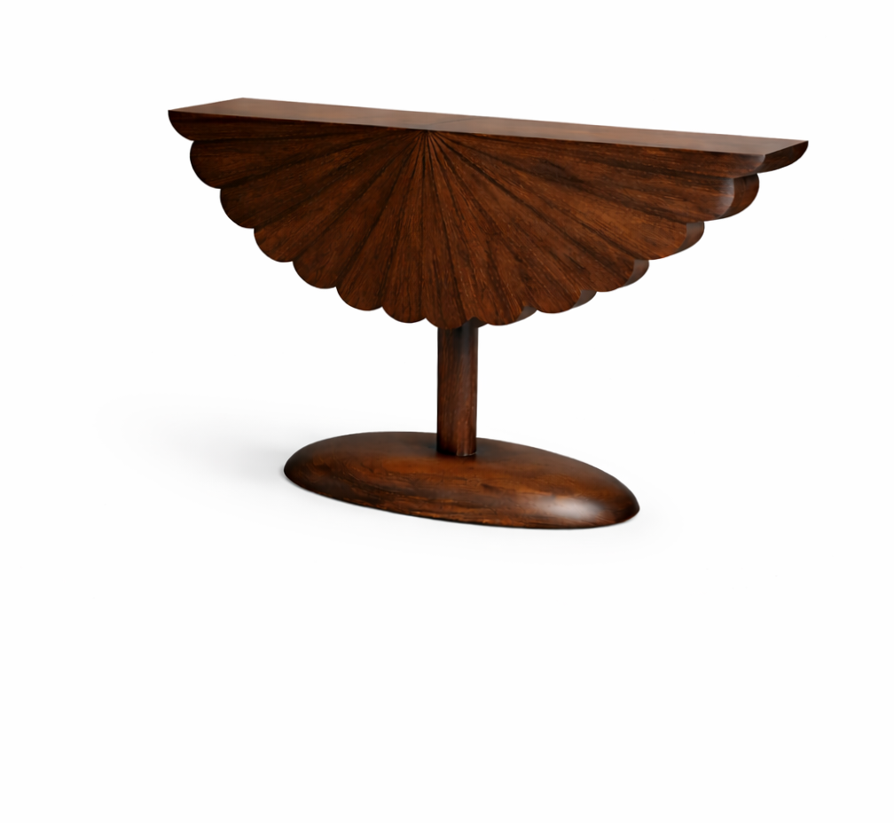 statement console table for entryway solid wood