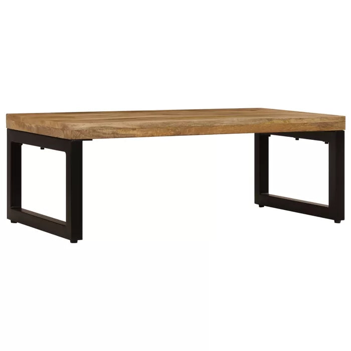 industrial style wooden coffee table - The Leaf Crafts