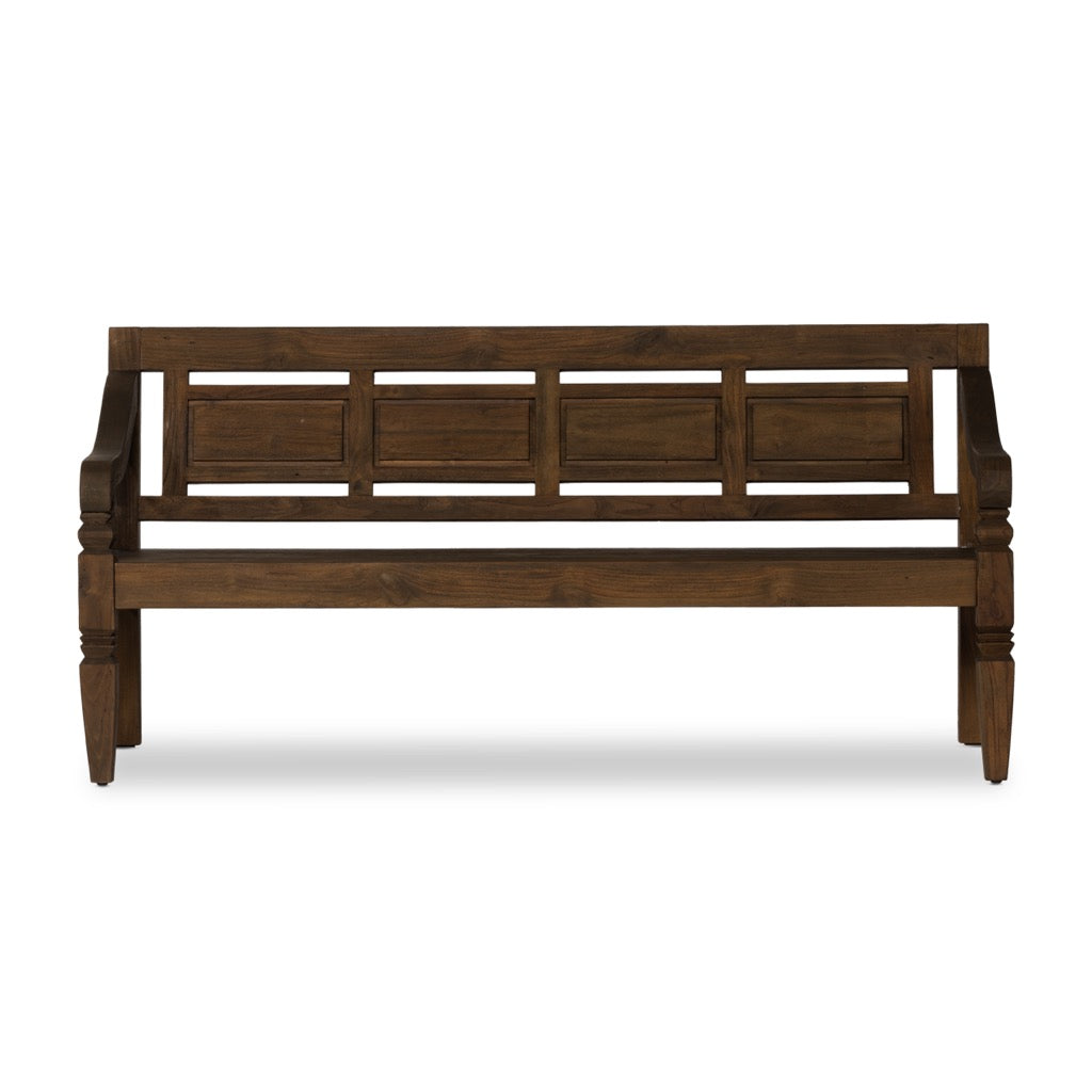 weather resistant wooden bench for outdoor use - The Leaf Crafts