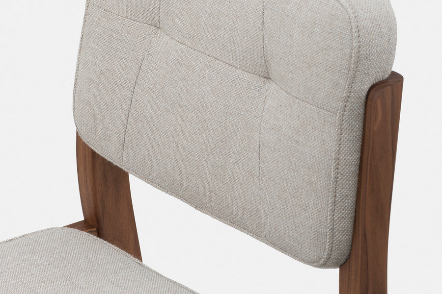 modern French inspired solid wood chair for interiors