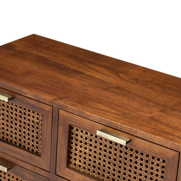 wooden dresser for bedroom storage- The Leaf Crafts