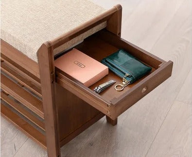 multifunctional seating storage bench - The Leaf Crafts