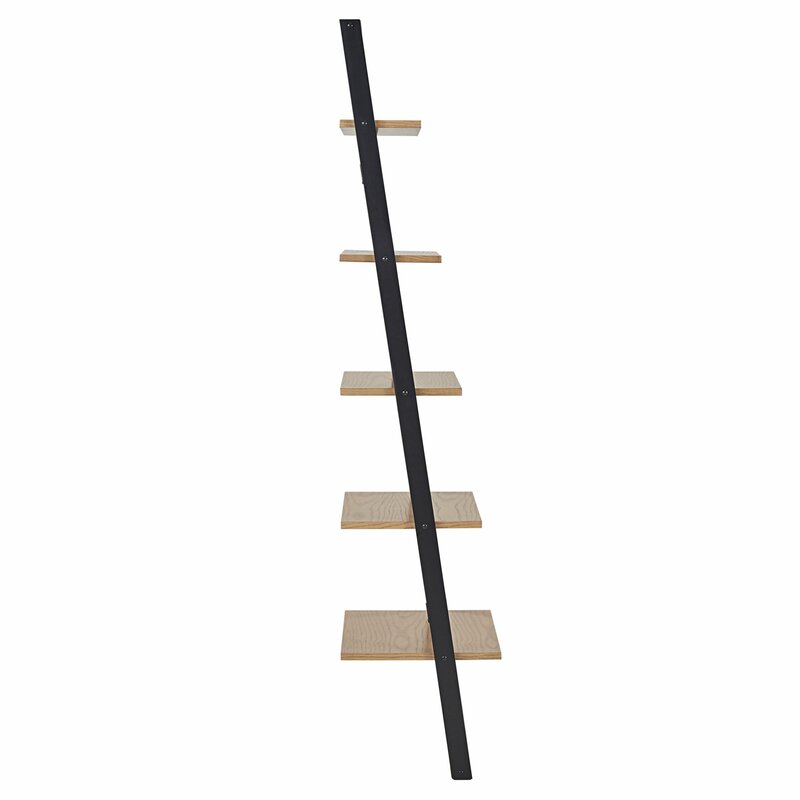 modern ladder bookshelf design - The Leaf Crafts