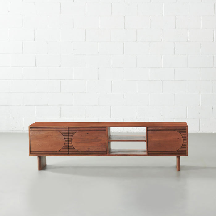 stylish media console for contemporary interiors- The Leaf Crafts