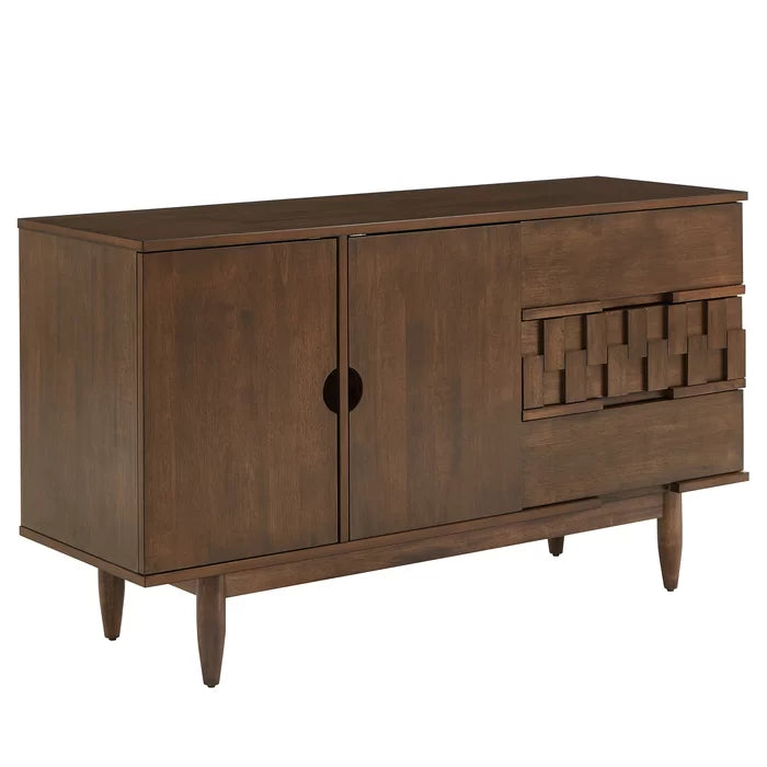 handcrafted solid wood sideboard furniture - The Leaf Crafts
