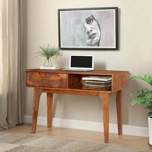 Buy wooden console table online in India. Solid wood console table for entryway and hallway, modern furniture for living room decor.