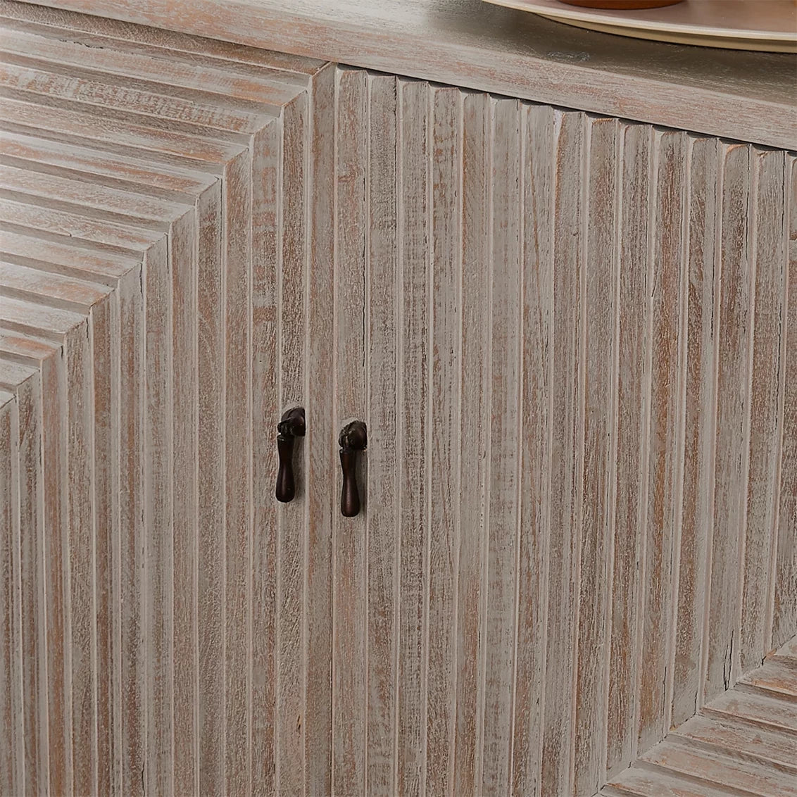 modern sideboard with texture- The Leaf Crafts